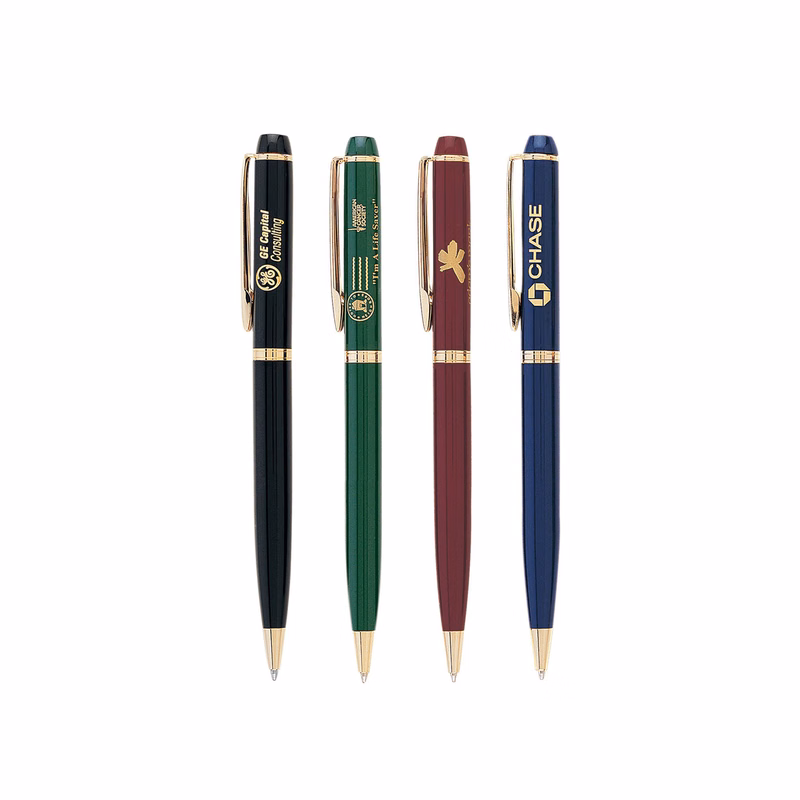 Glisten Enamel Coated Ballpoint Twist Metal Pen