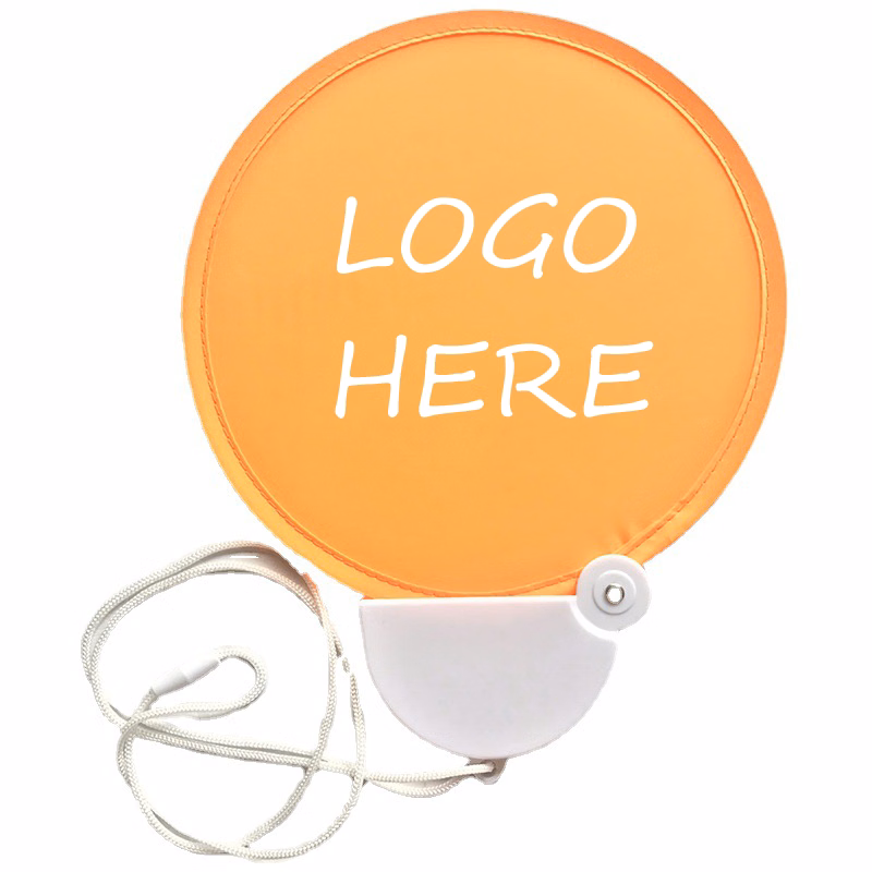 Foldable Nylon Fan With Cord