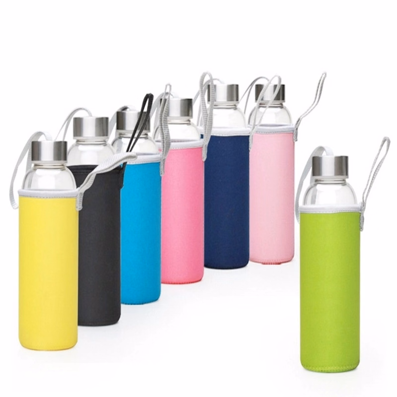 Glass Water Bottle Sleeve