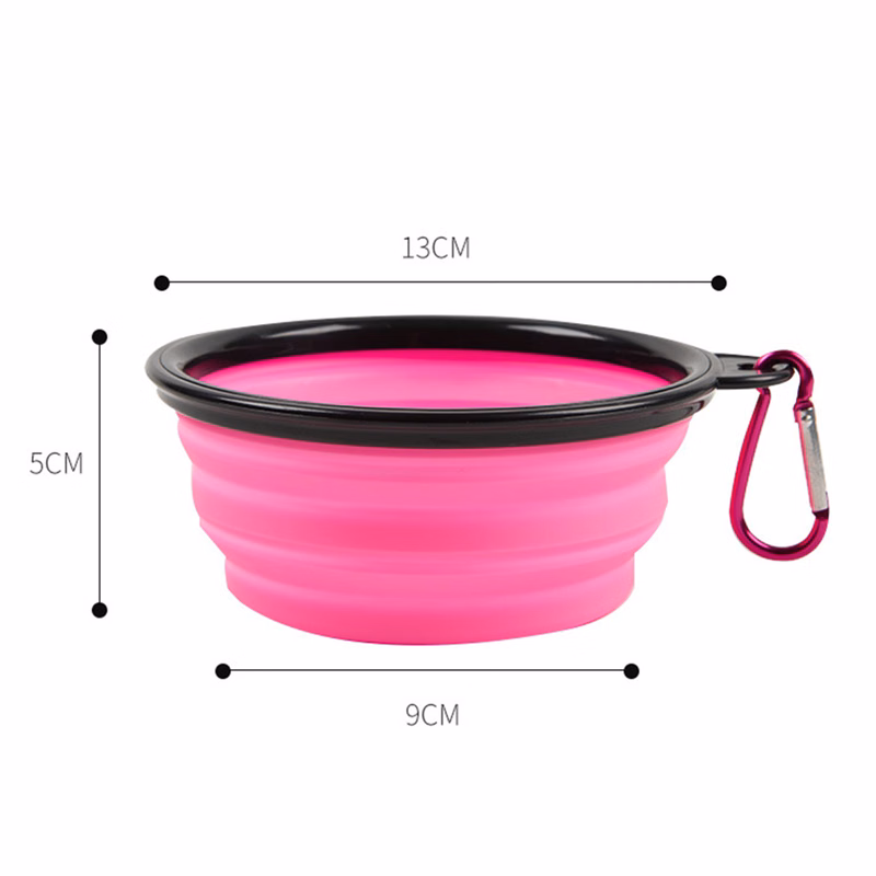 Folding bowl for pet supplies