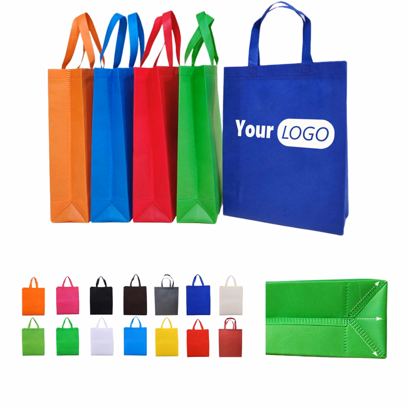 Colorful Eco-Friendly Non-Woven Fabric Shopping Tote Bag