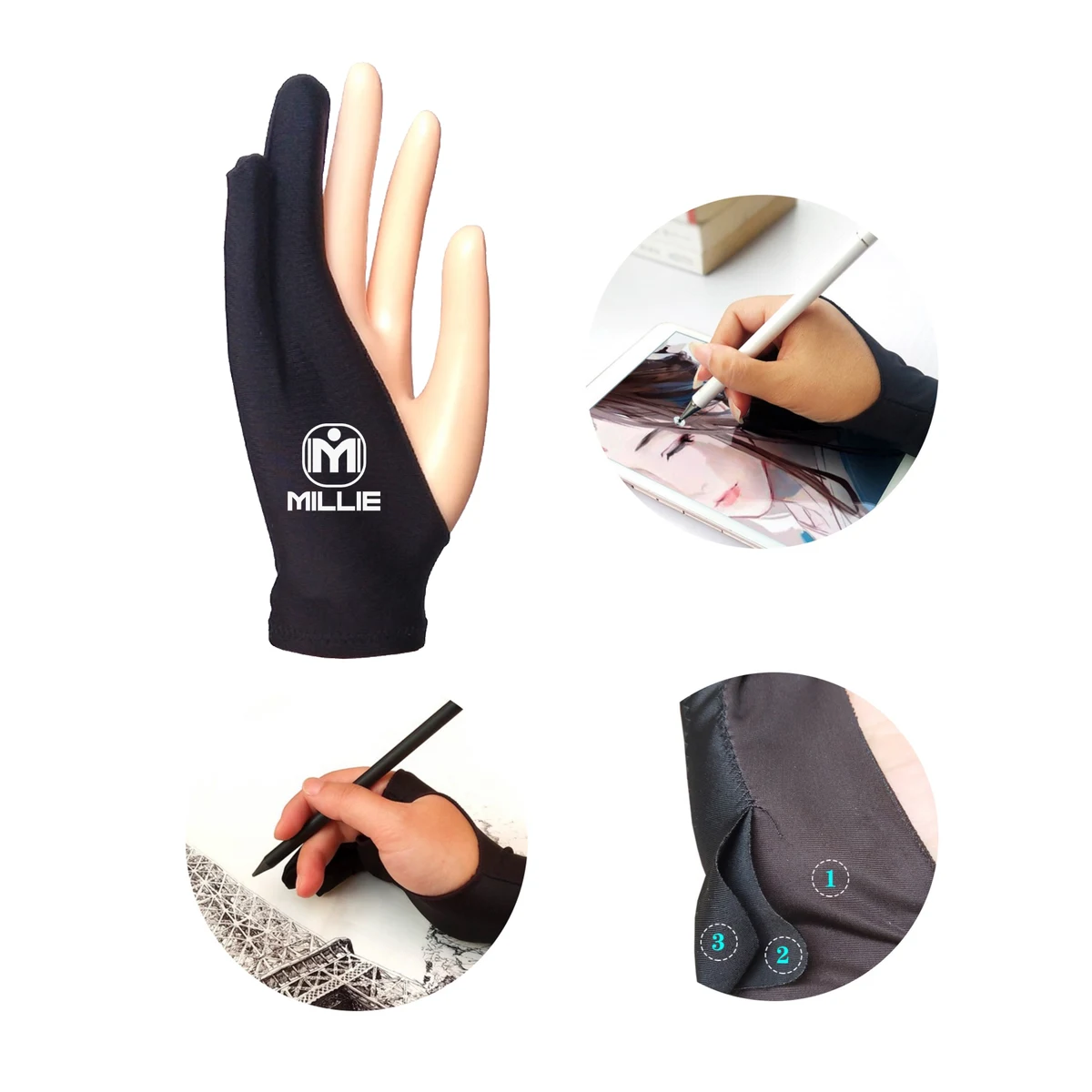 Painting Anti-mistouch Gloves 1