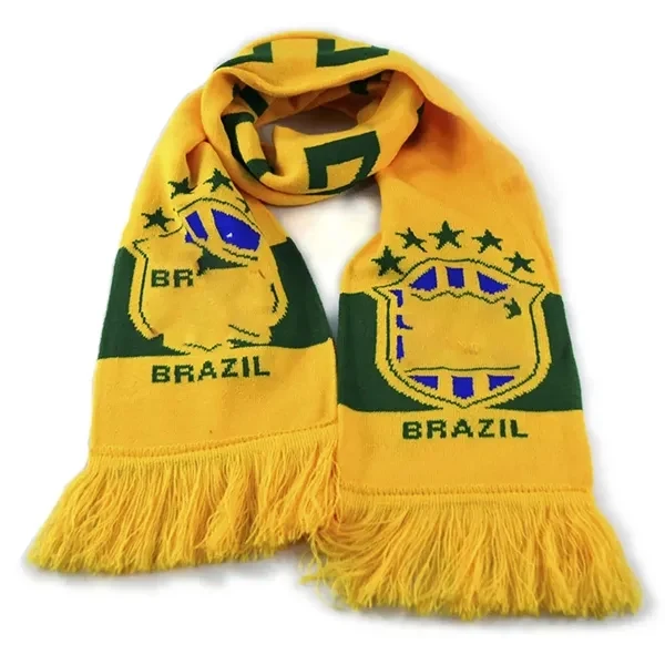 Custom Soccer Knit Scarf 1