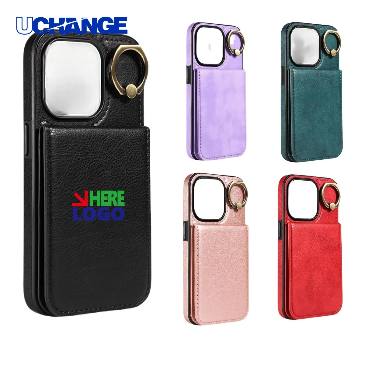 Leather Phone Wallet Card Holder 1