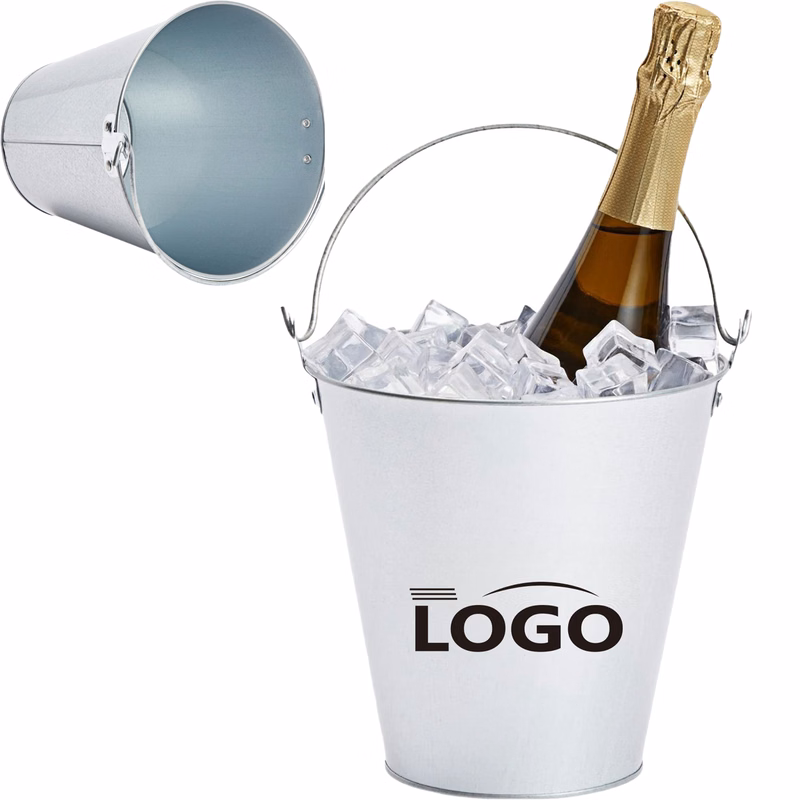 Galvanized Metal Champagne Ice Bucket MOQ20