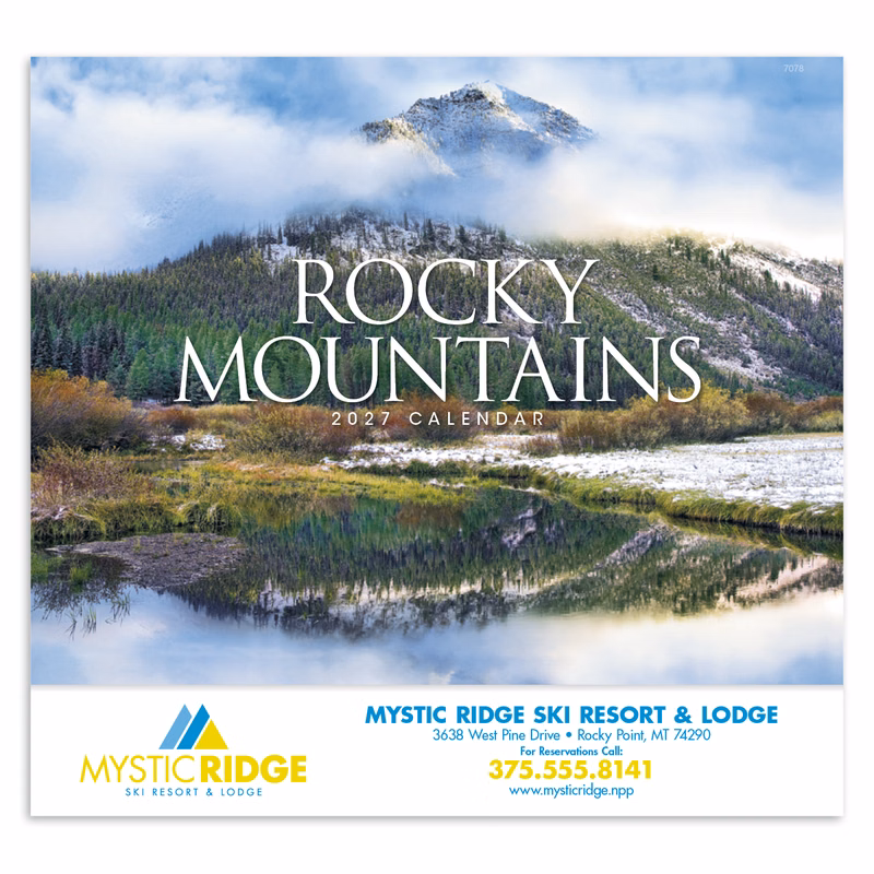Good Value™ Rocky Mountains - Stapled Calendar