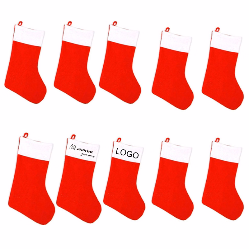 Felt Christmas Stocking Gift Bag