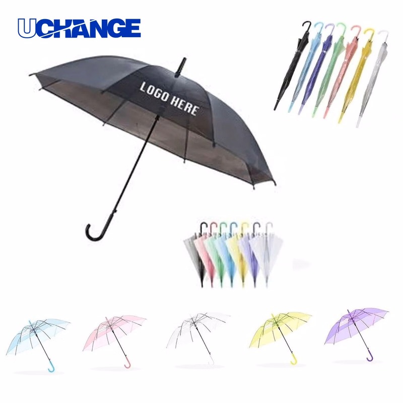 Transparent Advertising Umbrella Promotional Rain Accessory