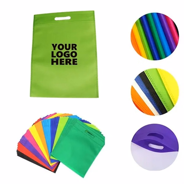 Custom 70 Gram Non Woven Tote Bag — Durable Reusable Shopping & Grocery Giveaway