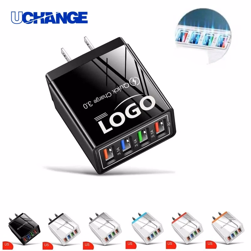 Four Port USB Wall Fast Charger