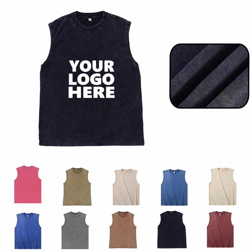 Vintage Washed Sleeveless Tee
