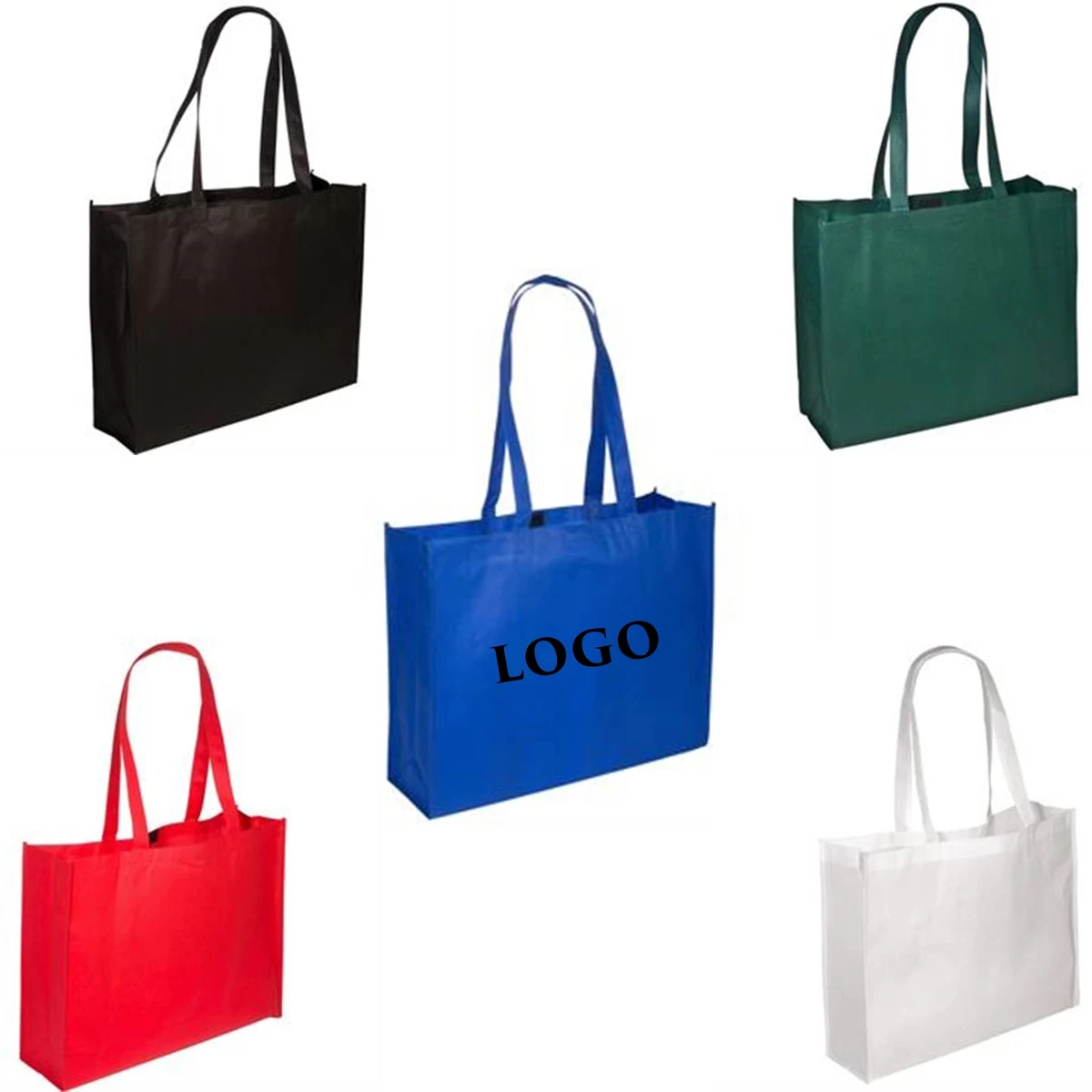 White Non-woven Tote Bag 1