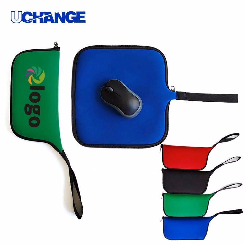 Travel Mouse Bag and Pad Combo Set for Mobile Work