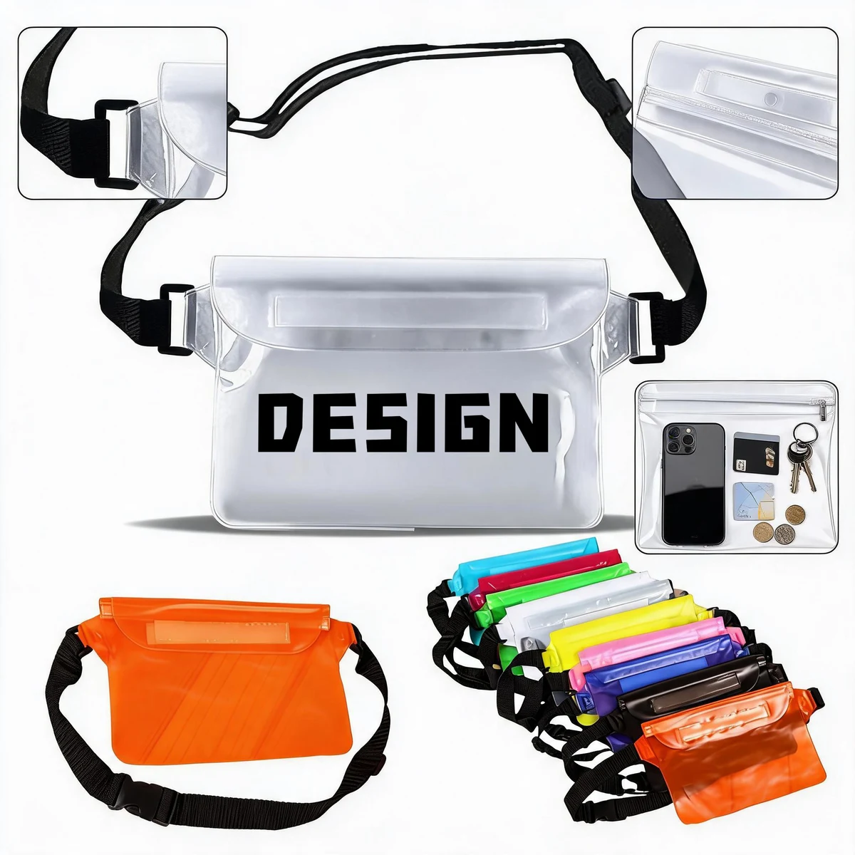Adjustable Strap Waterproof Fanny Pack 1