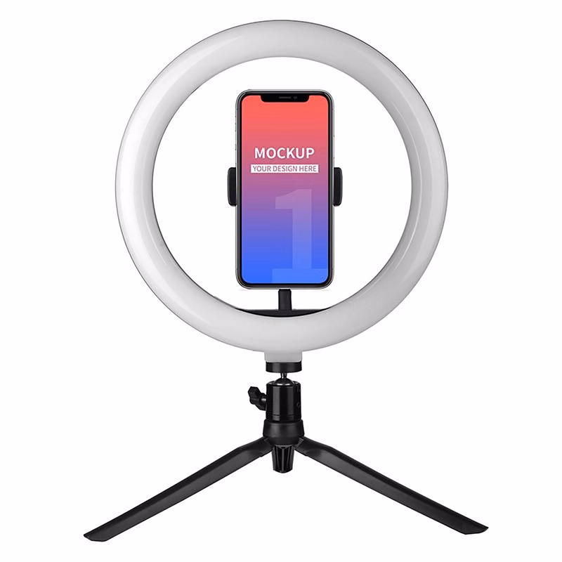 10"LED Ring Light With Tripod Stand Phone Holder