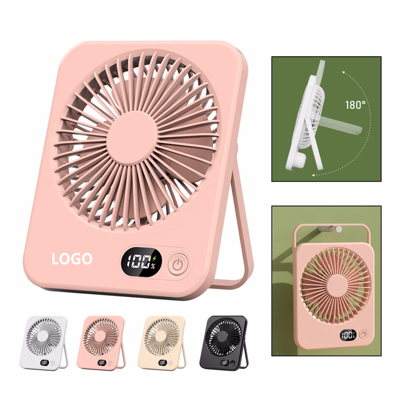 LED Digital Display Desktop Fan