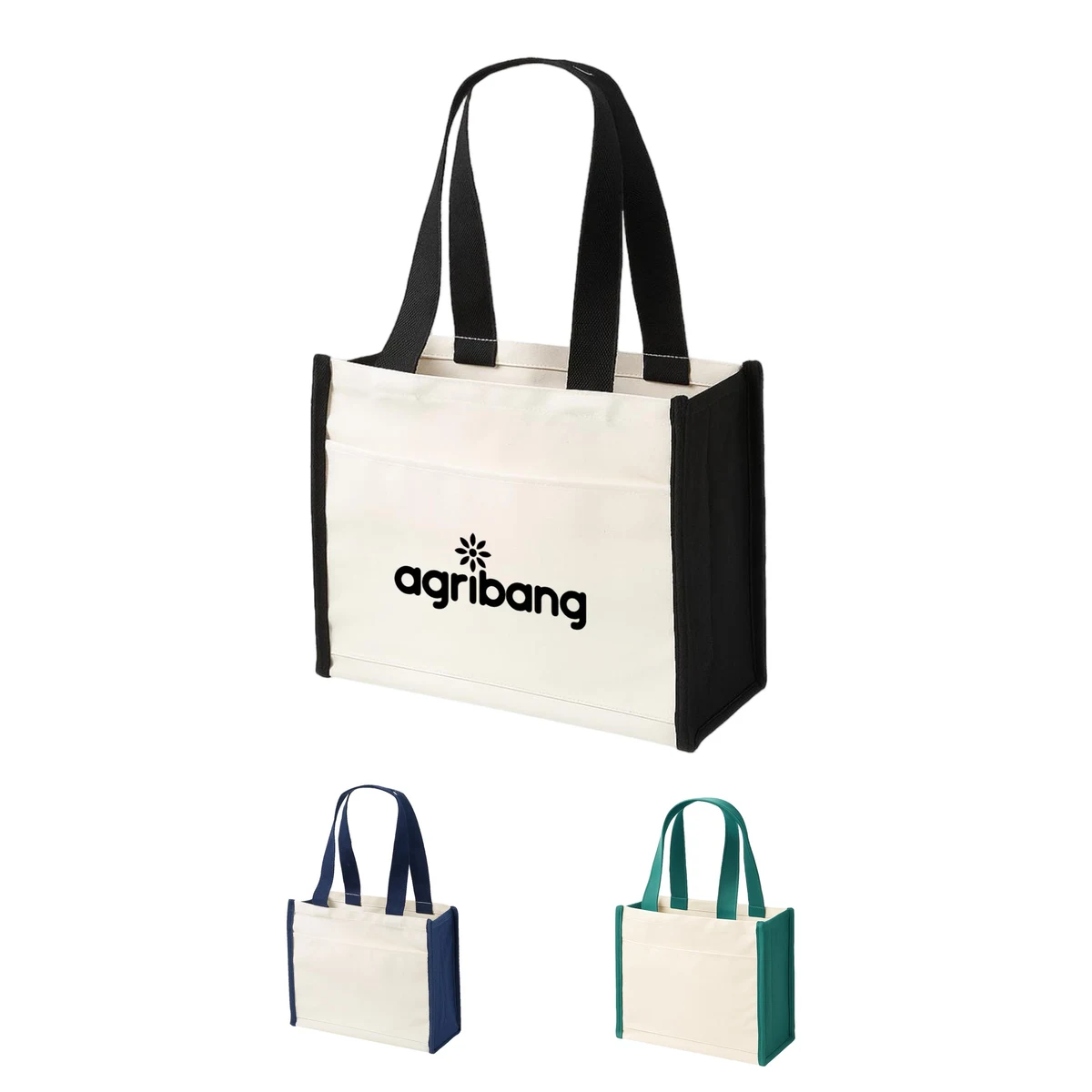 14oz Cotton Canvas Tote Bag - OCEAN 1