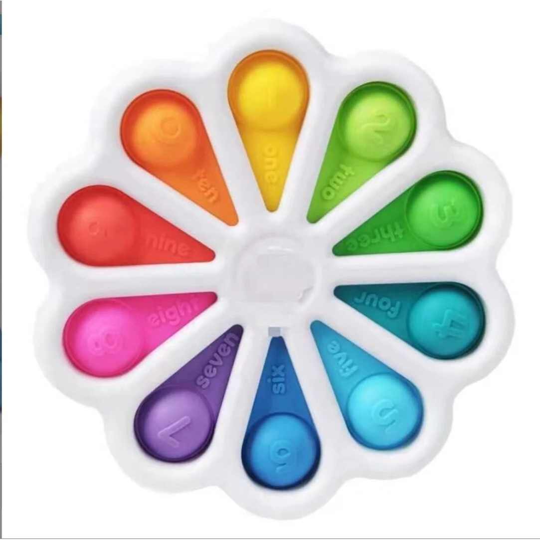 Flower Fidget Toys Sensory Simple Dimple Fidget Toy 1