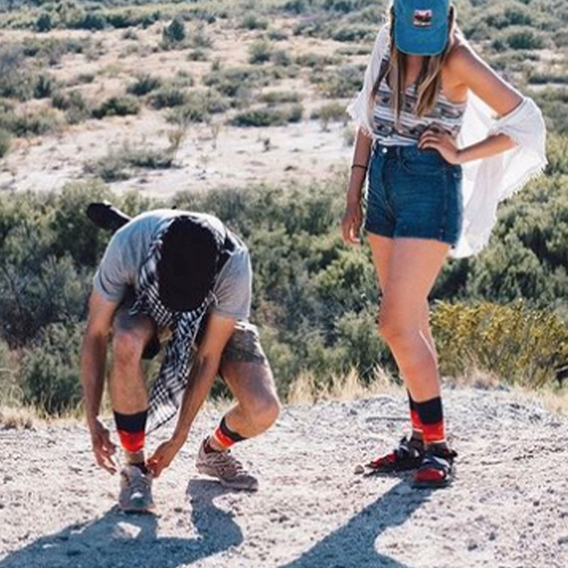 Crew Earth Day Socks - Eco-Friendly Footwear for Environmental Awareness - American Made