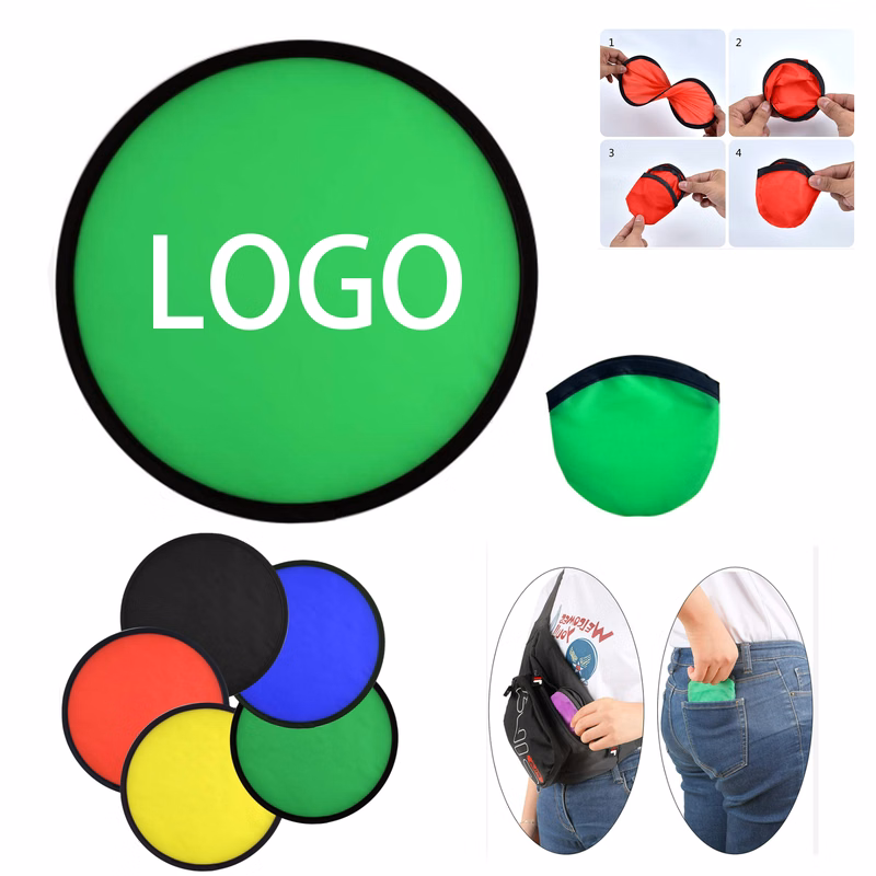 Round Foldable Nylon Disc Fan MOQ 100PCS