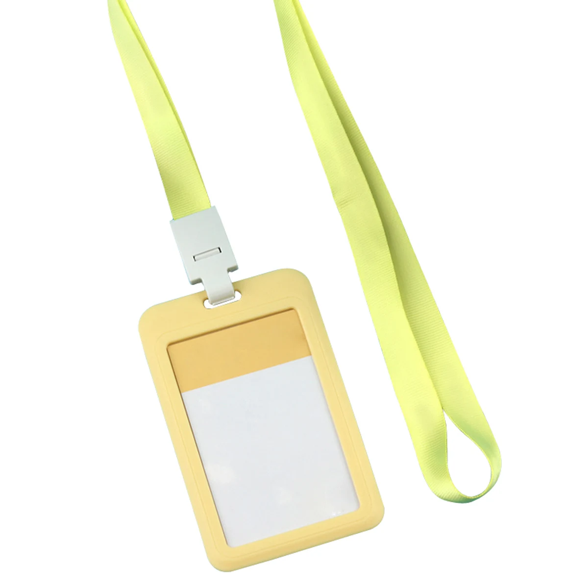 Retractable Work Card Badge Holder With Lanyard 1