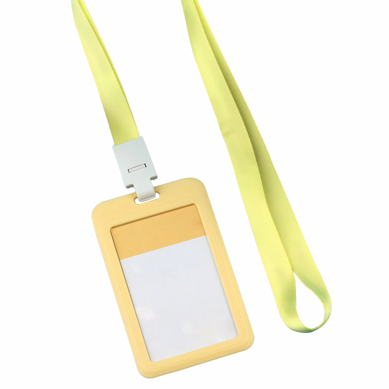 Retractable Work Card Badge Holder With Lanyard
