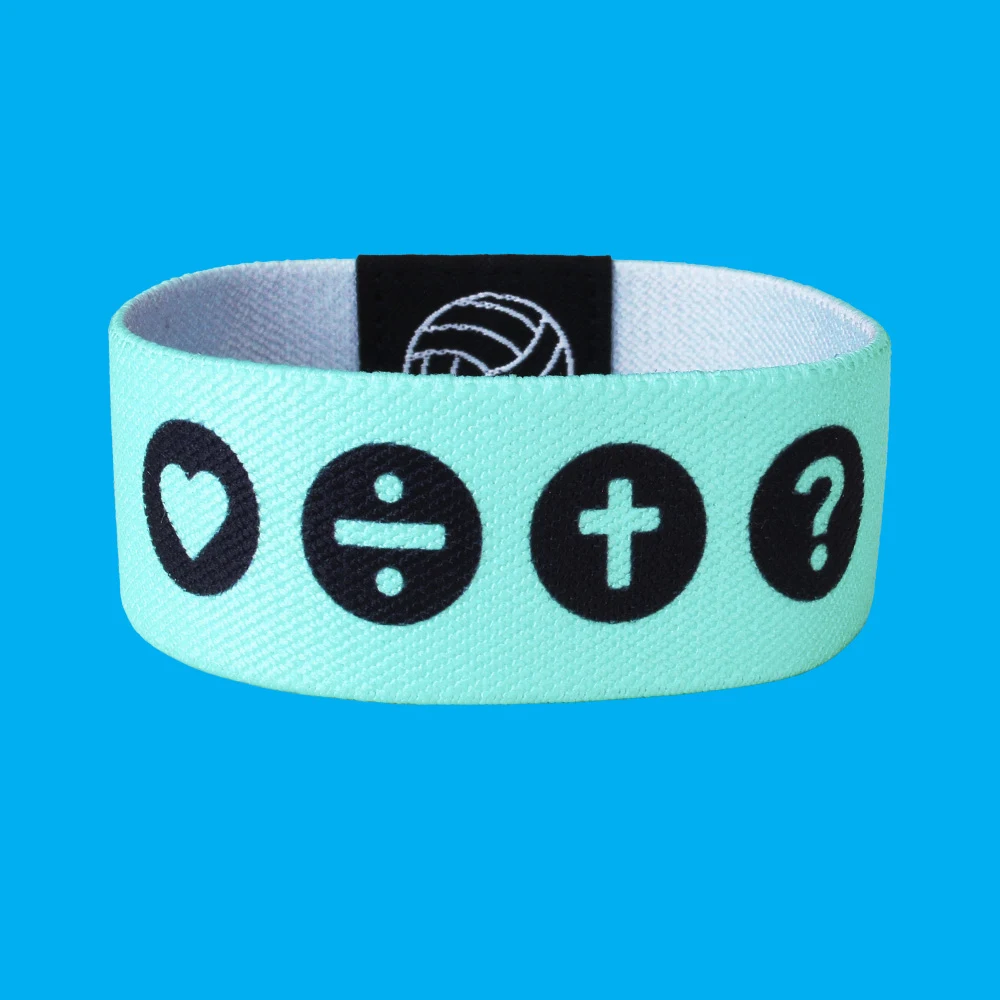 Sublimation Printing Elastic Souvenirs Wristband 1