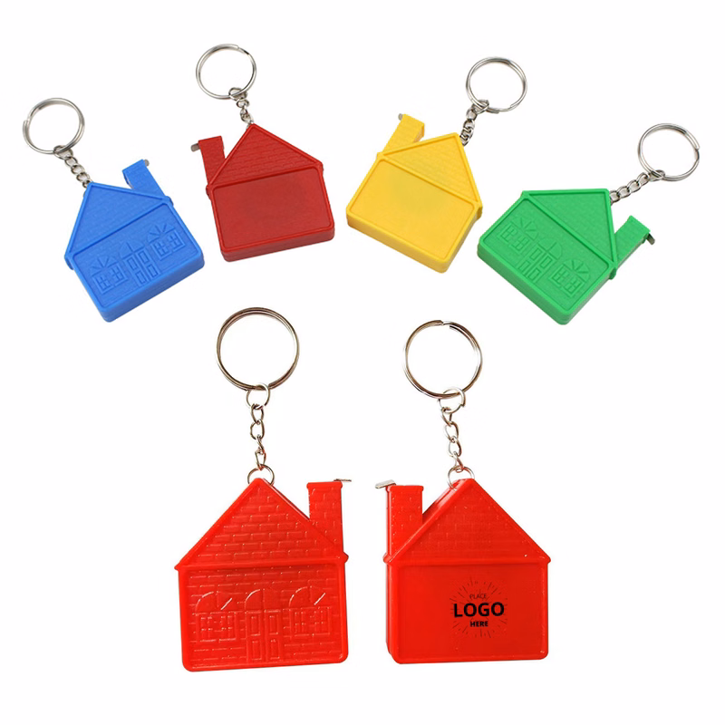 Promo House Tape Measure Key Chains
