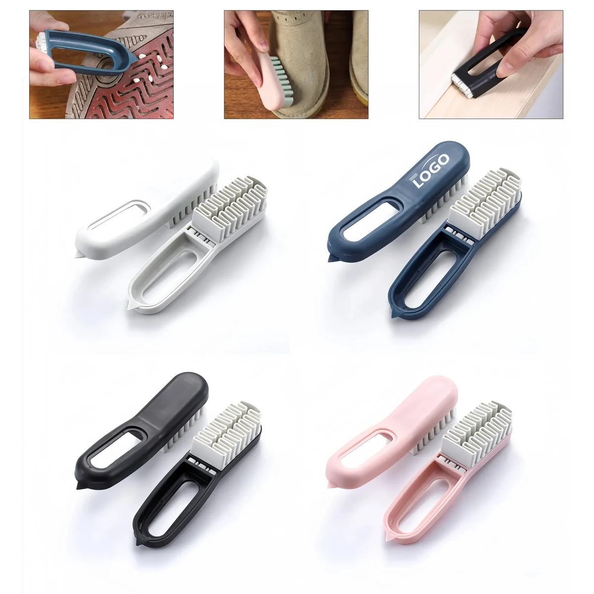 Professional Dual Head Suede Nubuck Shoe Cleaning Brush Tool 1