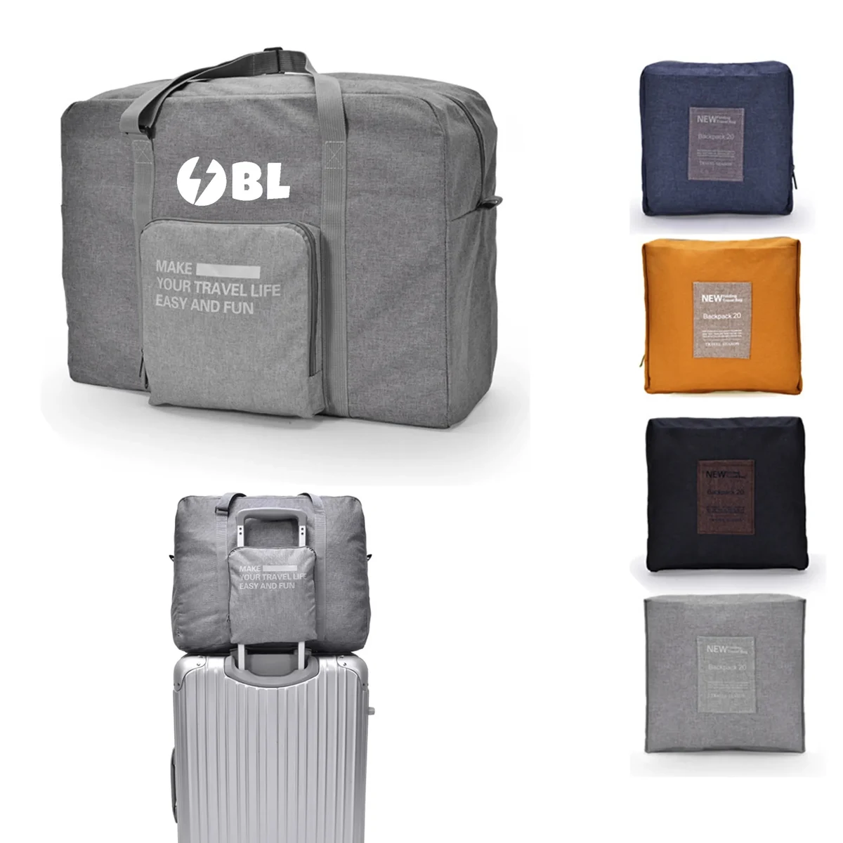 Foldable Travel Large-Capacity Waterproof Storage Duffel Bag 1