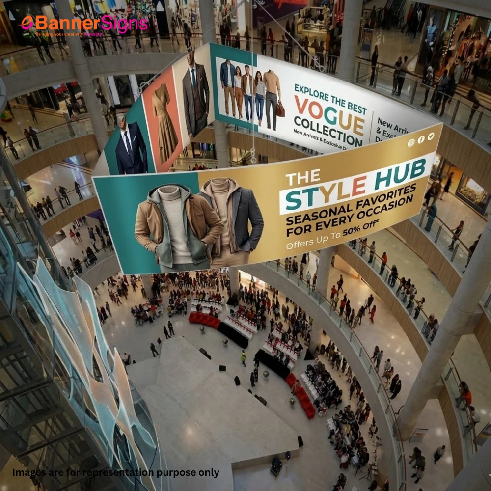 Sky Tube Curved Triangle Hanging Banners (Graphics + Hardware) 1