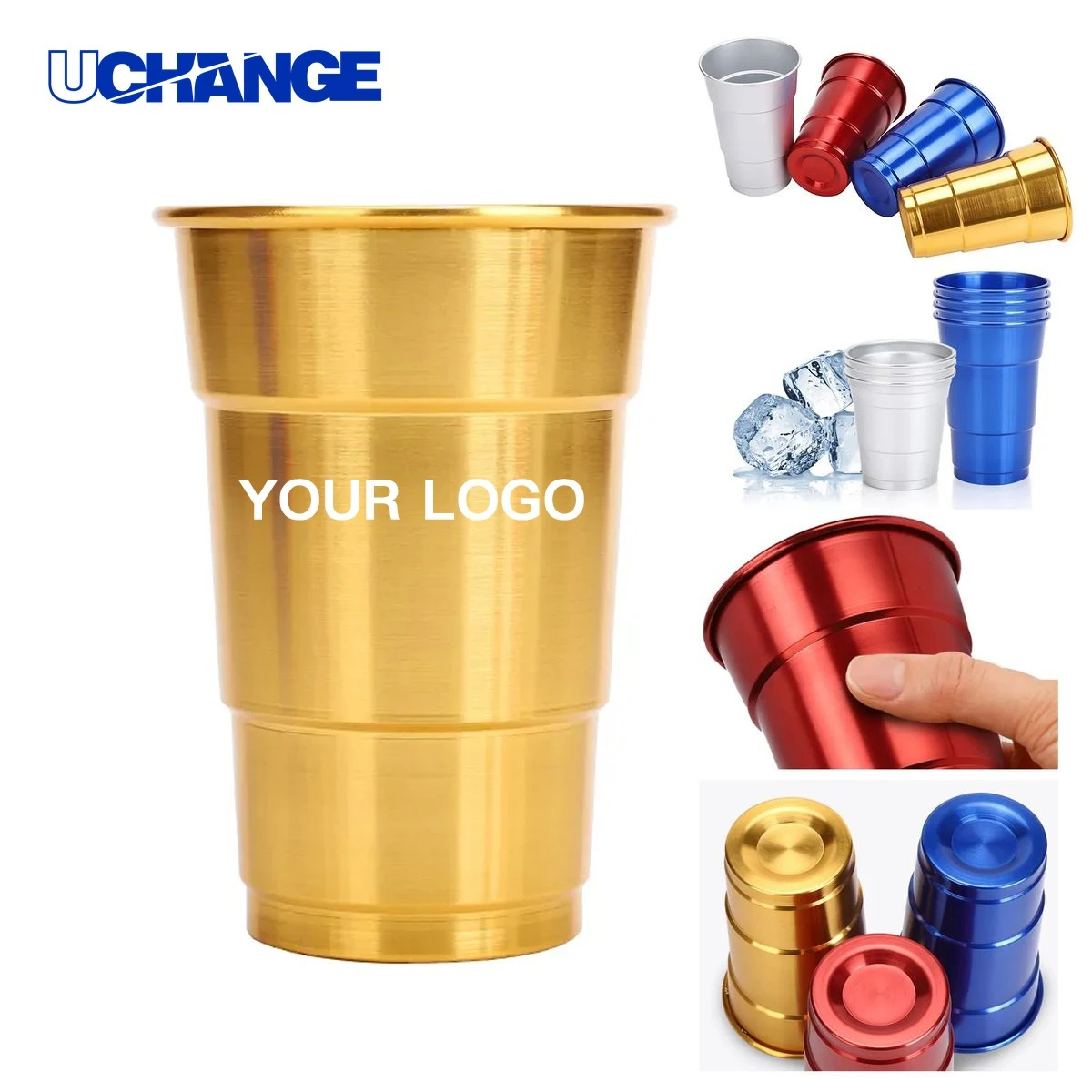Aluminum Camping Cup Drinkware 16oz with Durable Coating 1