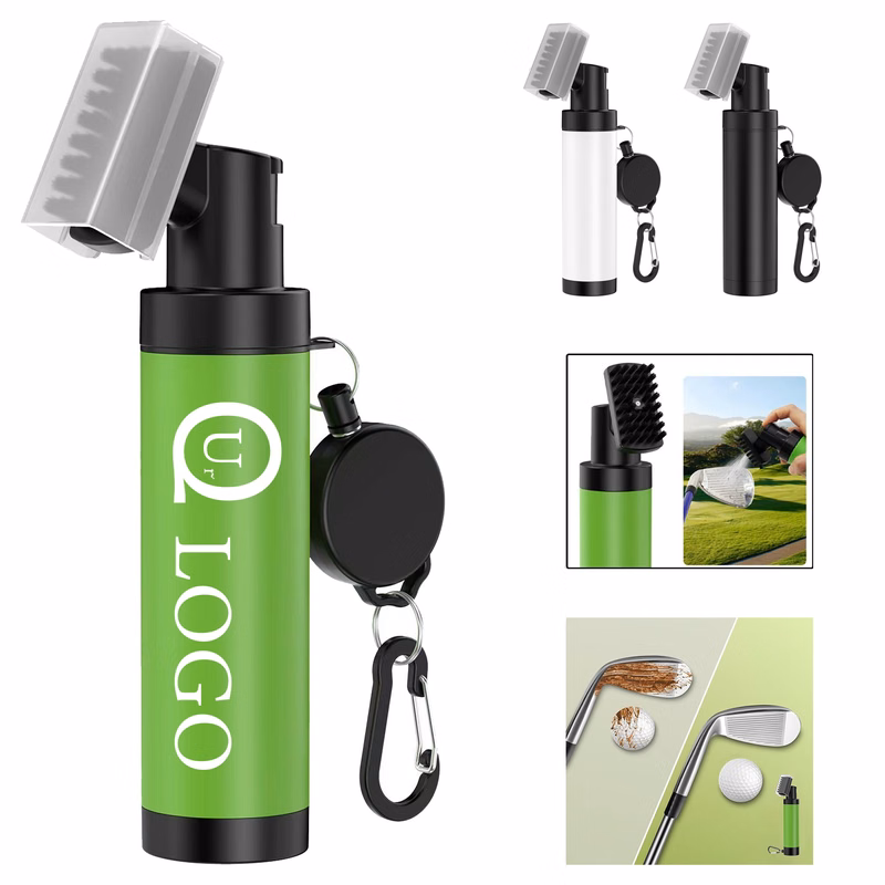 Backward Spraying Golf Club Brush