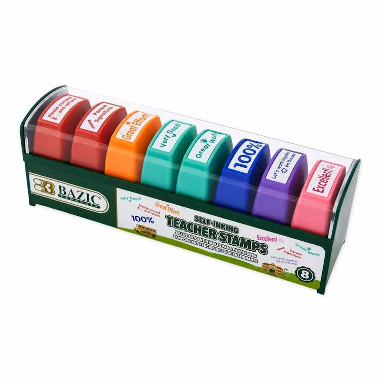 Teacher Stamps Set - 8 Pack
