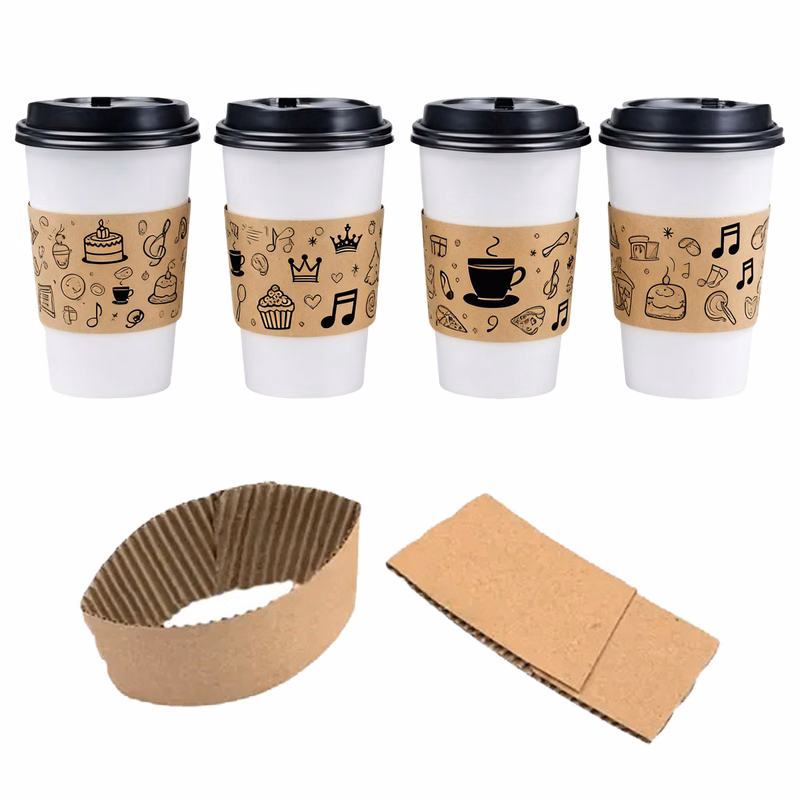 Disposable Anti-Scalding Milk Tea Cup Cover