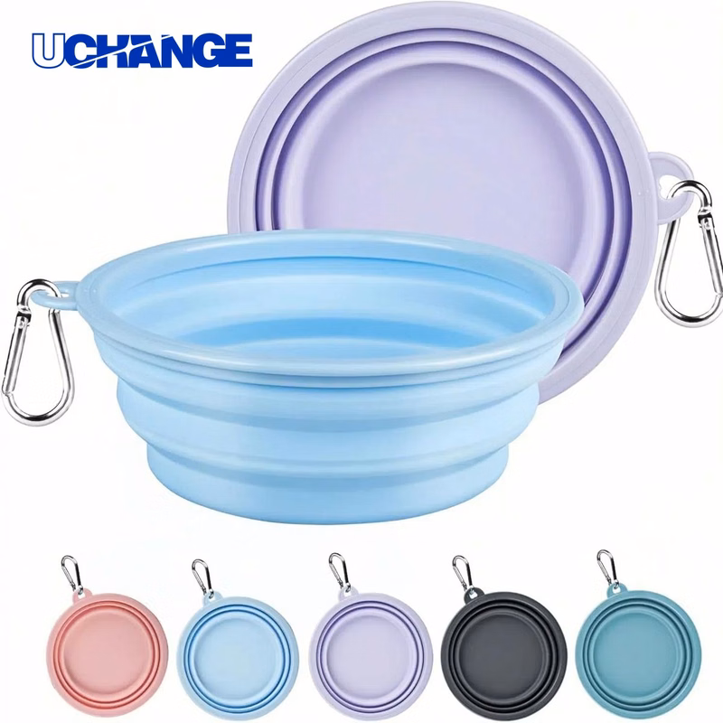 Portable 22oz Outdoor Folding Pet Bowl Dish