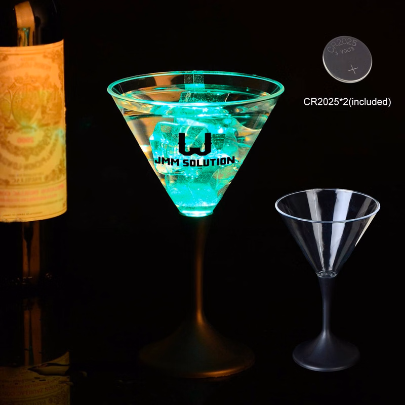 9oz Flash Light Up Liquid Activated Wine Glass
