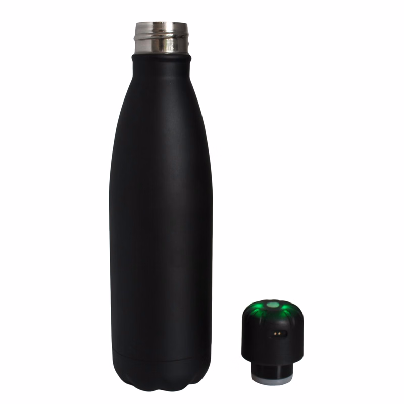 17oz. Swig stainless steel bottle with UV light cap