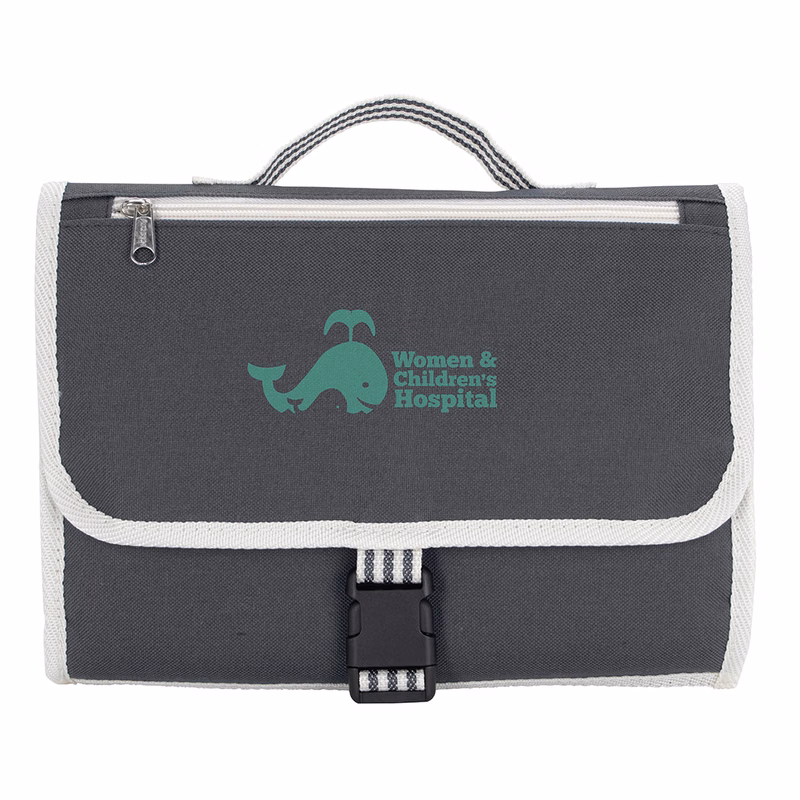 Atchison® Stripe Diaper Changing Travel Pouch/Mat