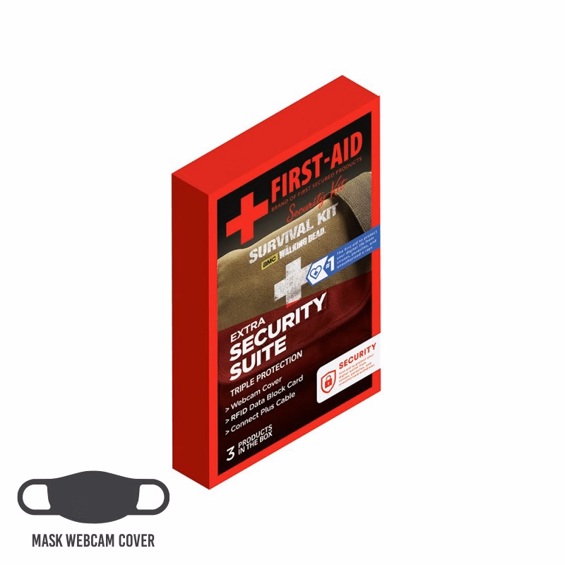 Boxed Security Kit with Mask Webcam Cover