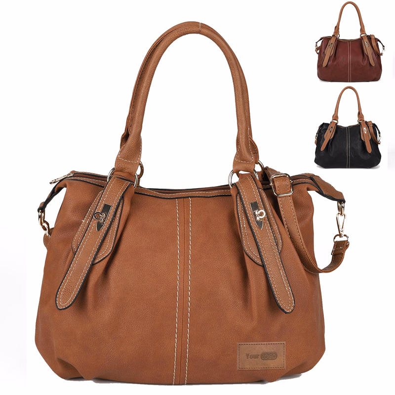PU leather large Tote bag for woman