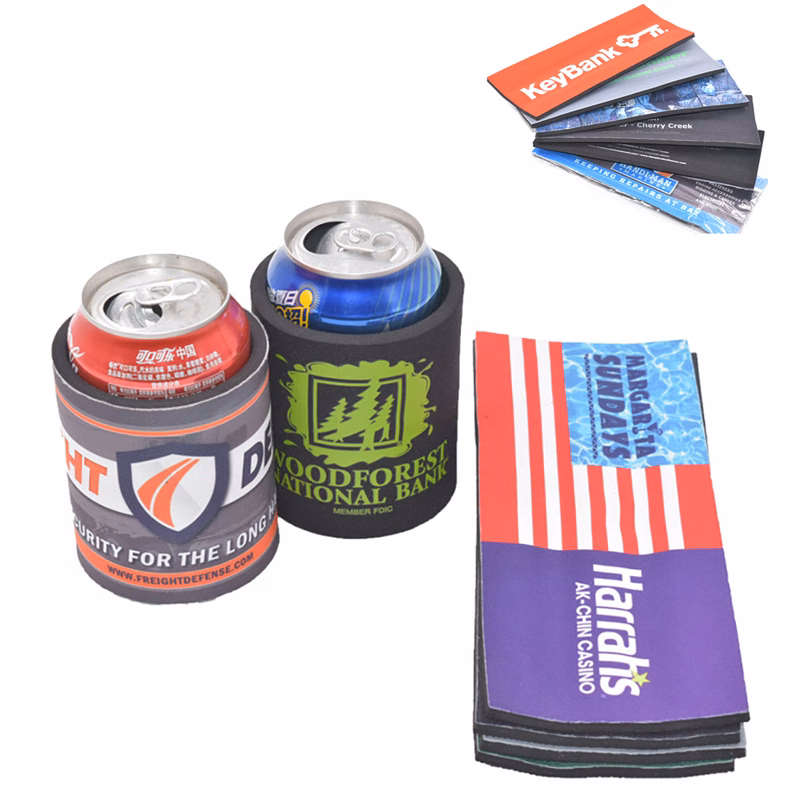 5mm Thickness Neoprene Beverage Slap Wrap Can Coooler