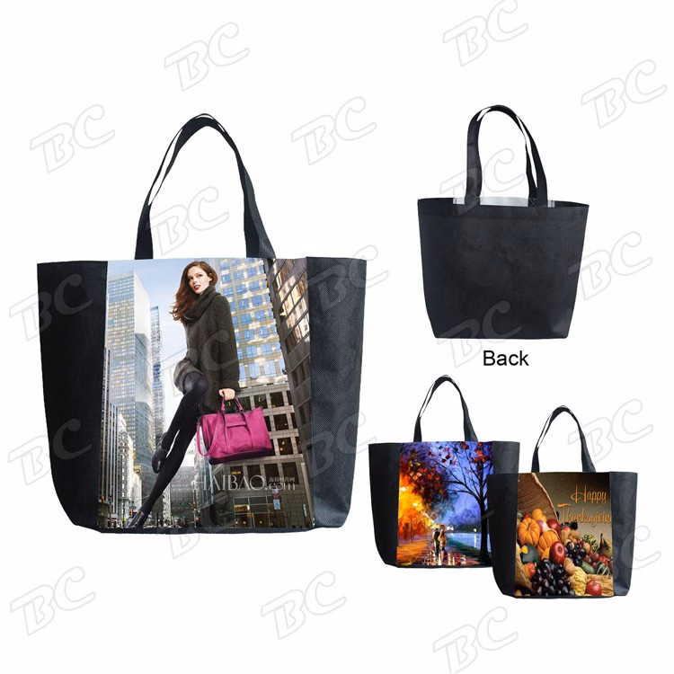80 gsm PET Dye Sub Full Color Tote Bag