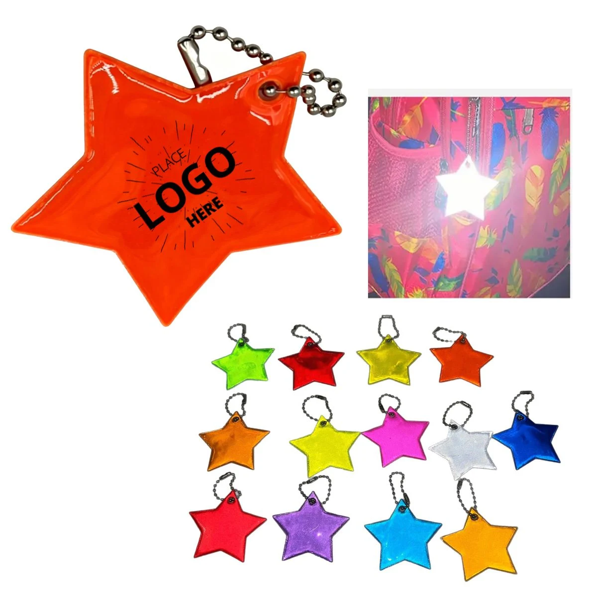 Promotional Reflective PVC Charm 1