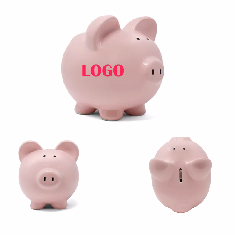 7.5" Ceramic Piggy Bank ( Dolomite Ceramic )