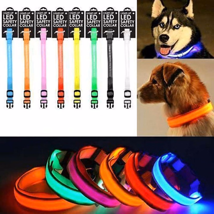 Led Dog Collars - 8 Colors
