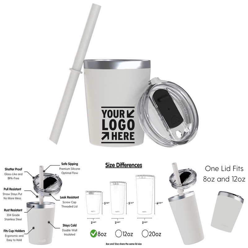 Stackable Stainless Steel Kids Cups