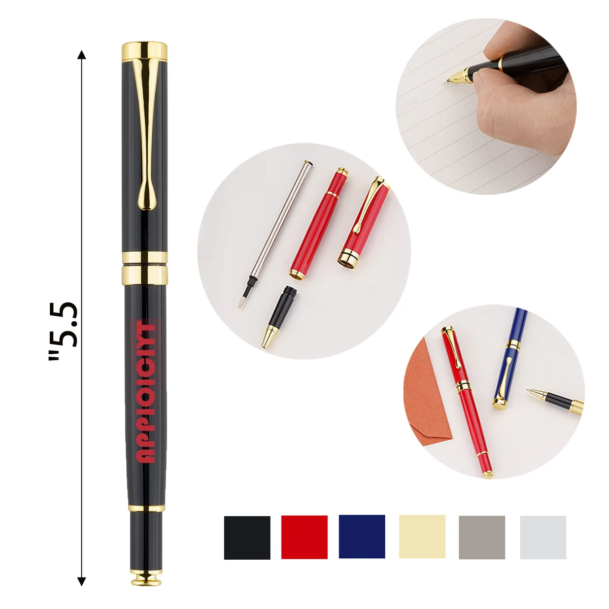 Signature Pen in Steel MOQ 50 1