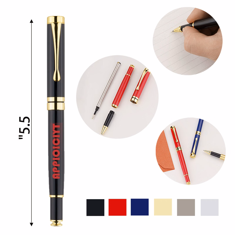 Signature Pen in Steel MOQ 50