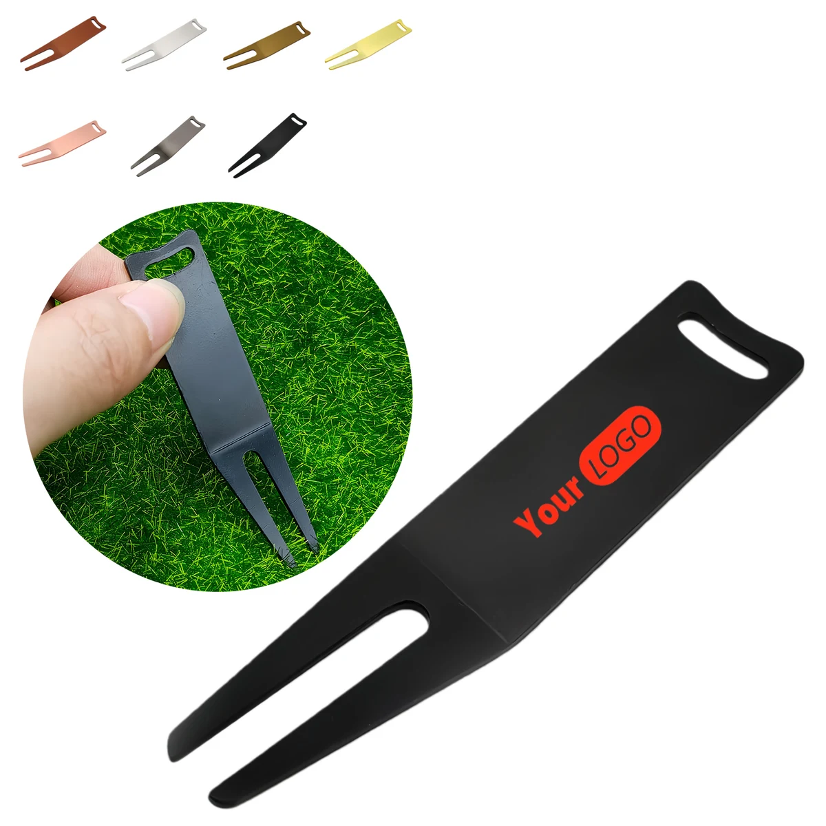 Iron Minimalist Golf Lawn Fork 1
